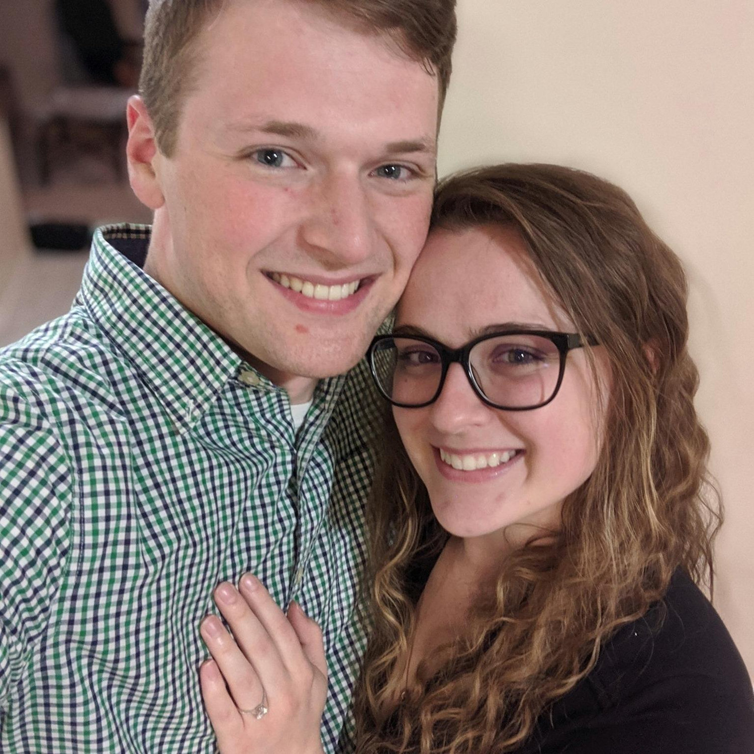The night of our engagement, October 11, 2019