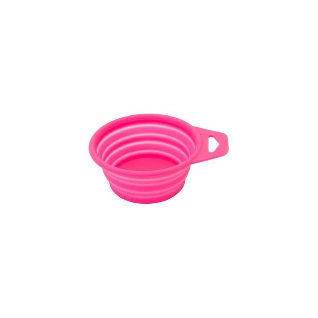 Silicone Collapsible Dog & Cat Bowl - Pink - 2cups - Sun Squad™