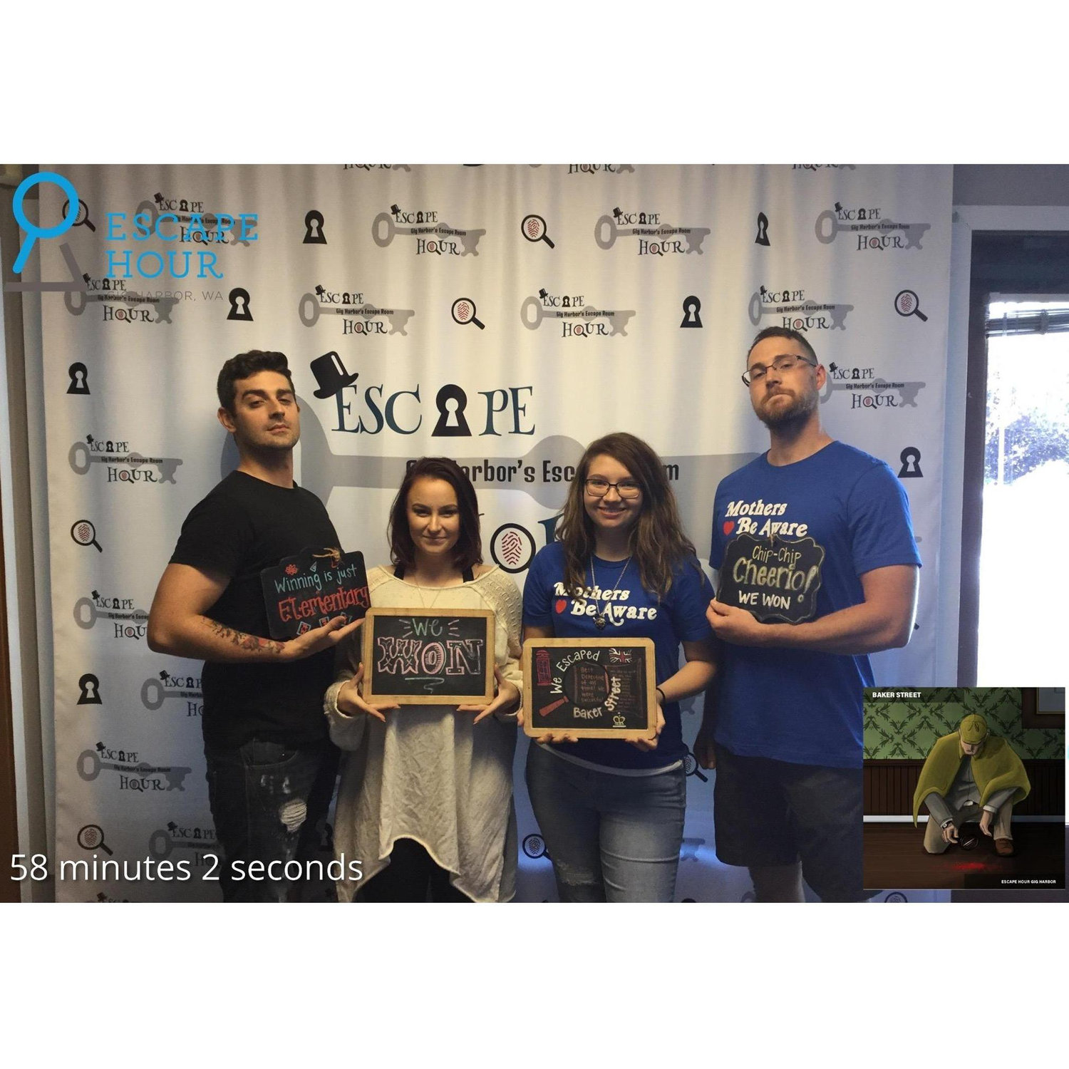 We did a Sherlock Holmes themed escape room with our friends and destroyed it