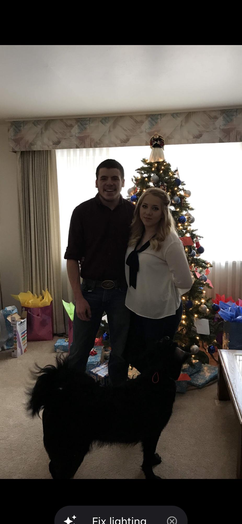 Our first Christmas as a couple