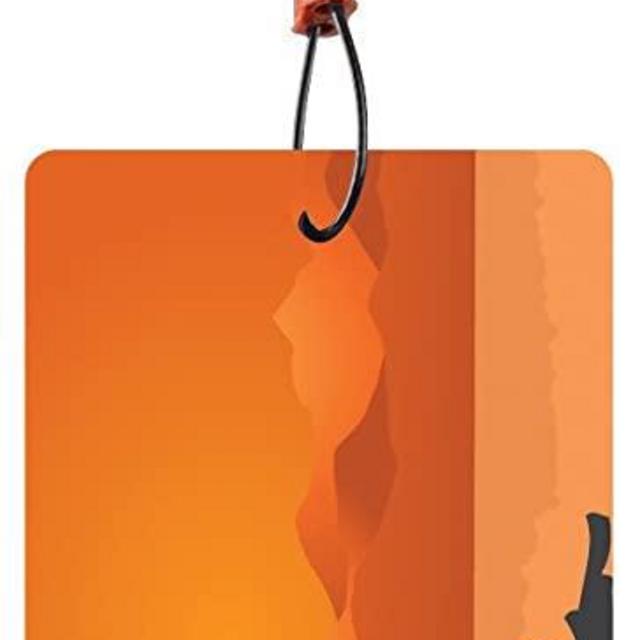 Lewis N. Clark Travel Green Luggage Tag, Trees, Orange, One Size