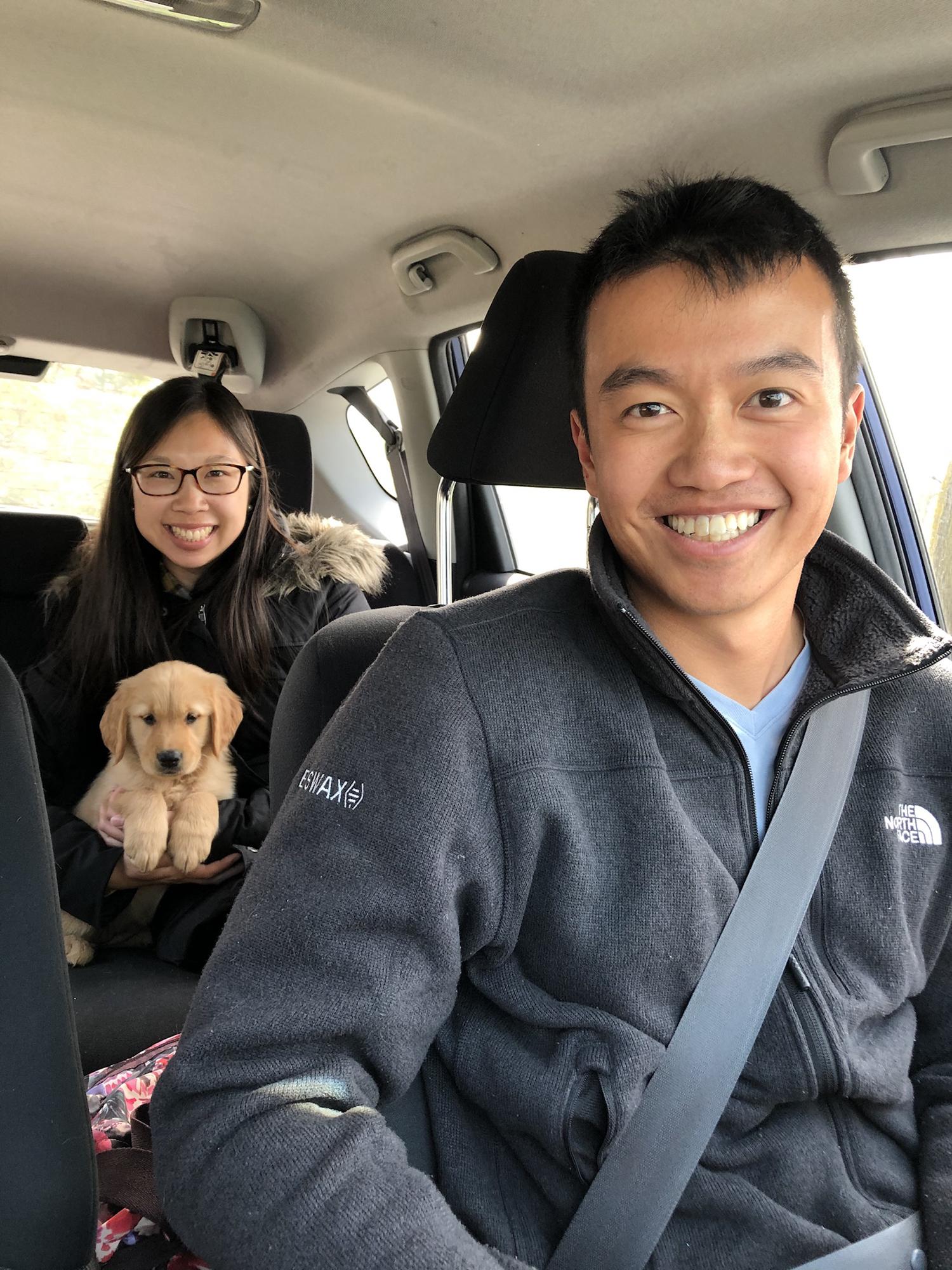our second family photo 👨👩🐕