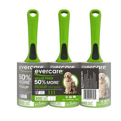 Evercare Pet Lint Roller 100 Sheet - 3pk