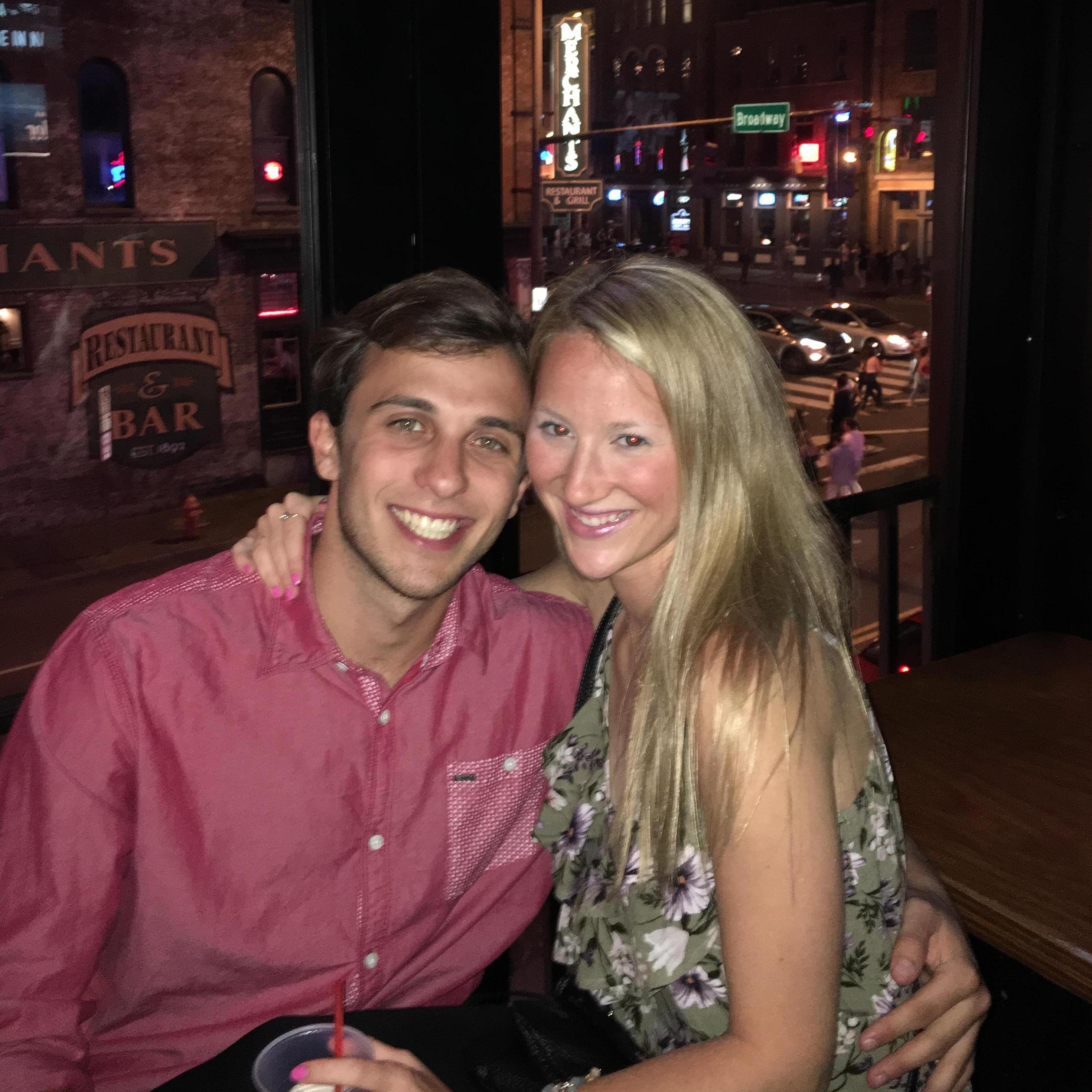 Our 8 year anniversary in Nashville