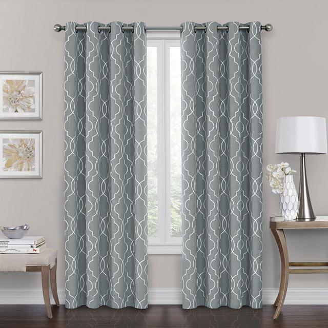 Brent Grommet 100% Blackout 63-Inch Window Curtain Panel in Silver Blue
