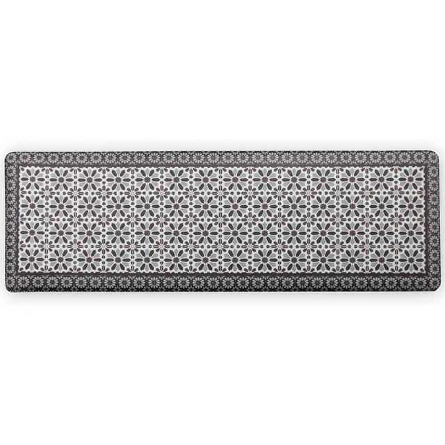 1'8"x5' Lannister Anti-Fatigue Comfort Long Floor Mat Black - Brewster
