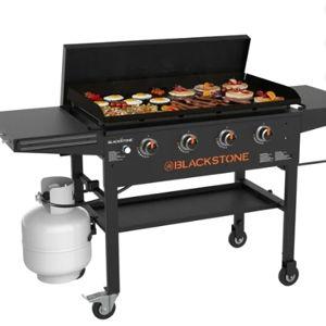Blackstone 4-Burner Propane Gas Flat Top Griddle, 36in. Black