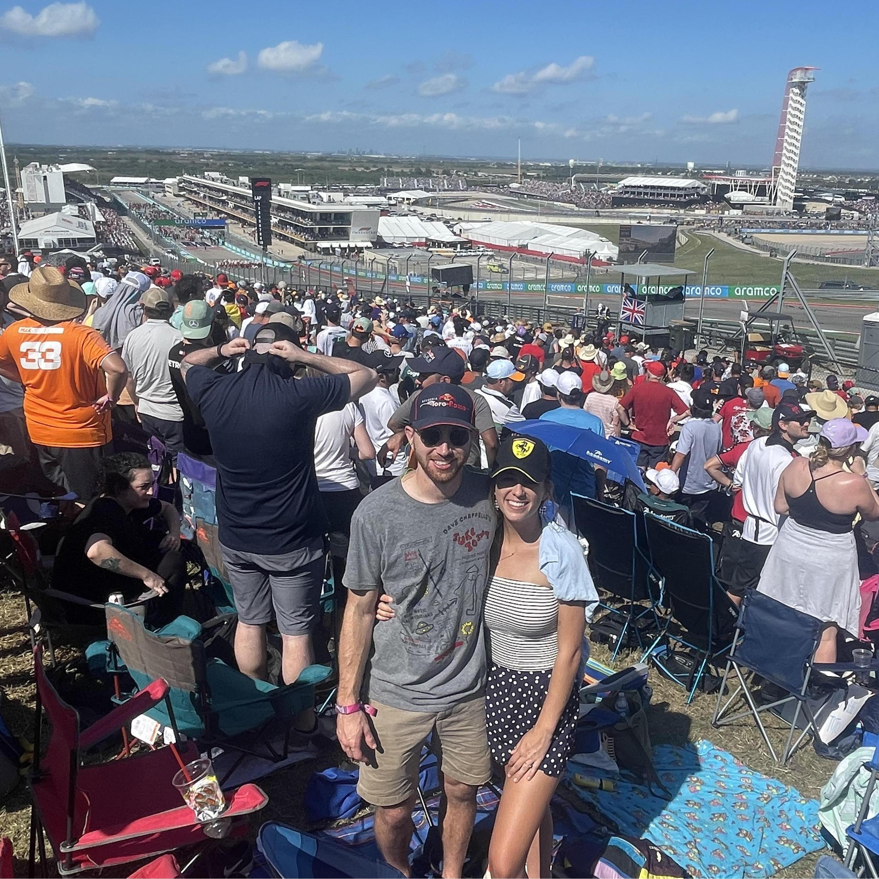 Our first live F1 race in Austin, Texas
