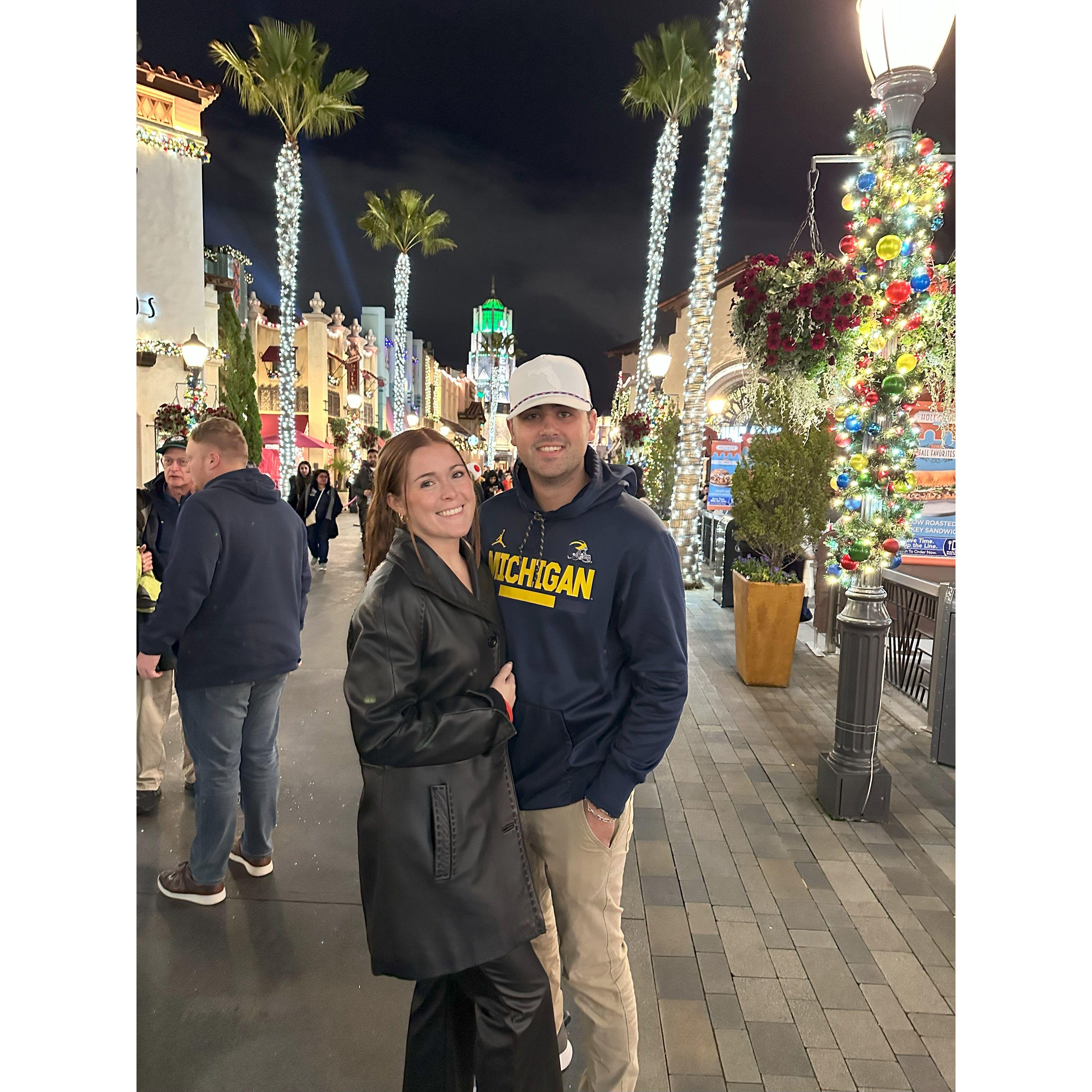 New Year's Eve at Universal Studios LA. 12/31/2023