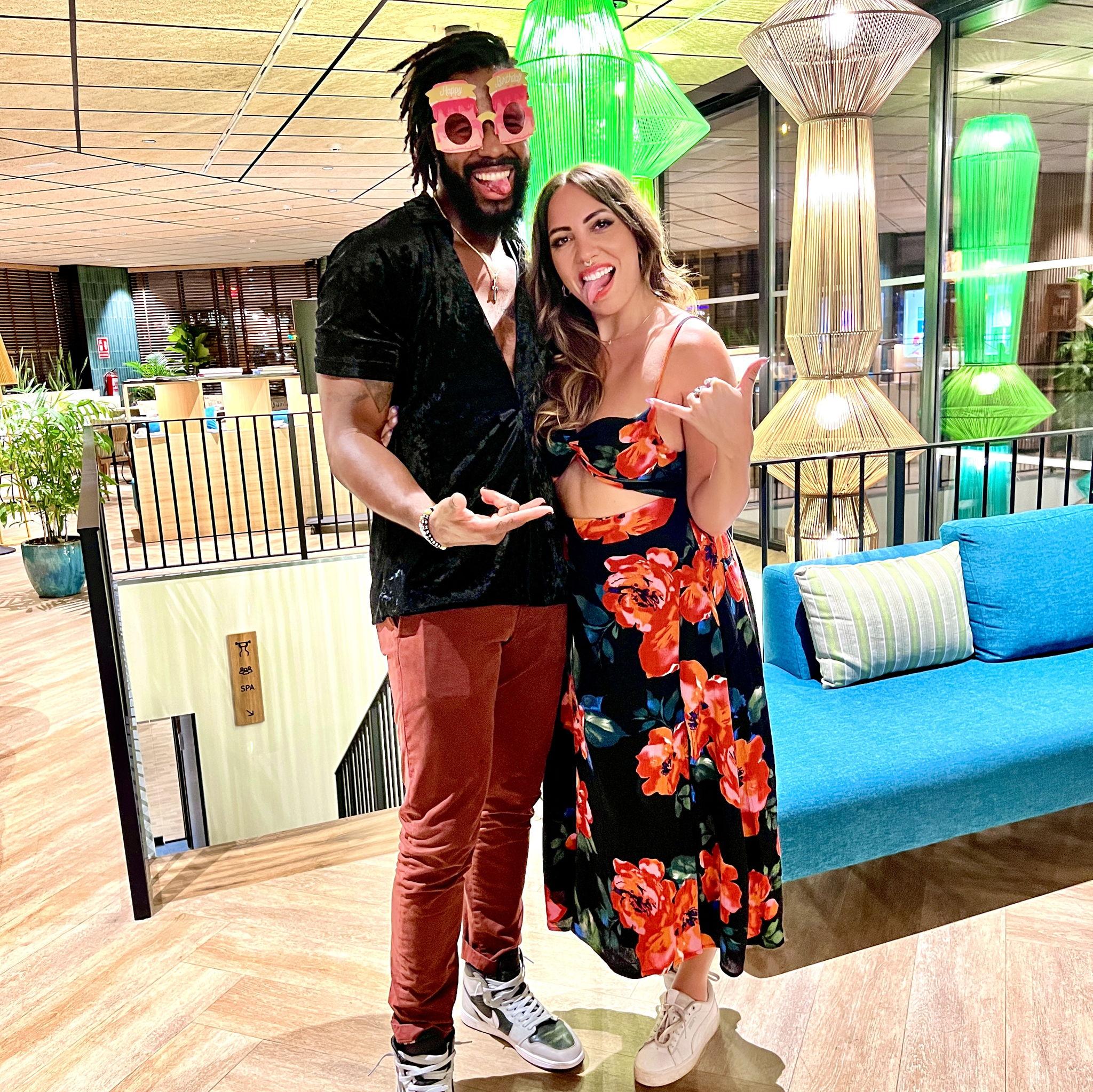 First international trip together (in Space) and the first time celebrating Vernon's birthday together. HBD!