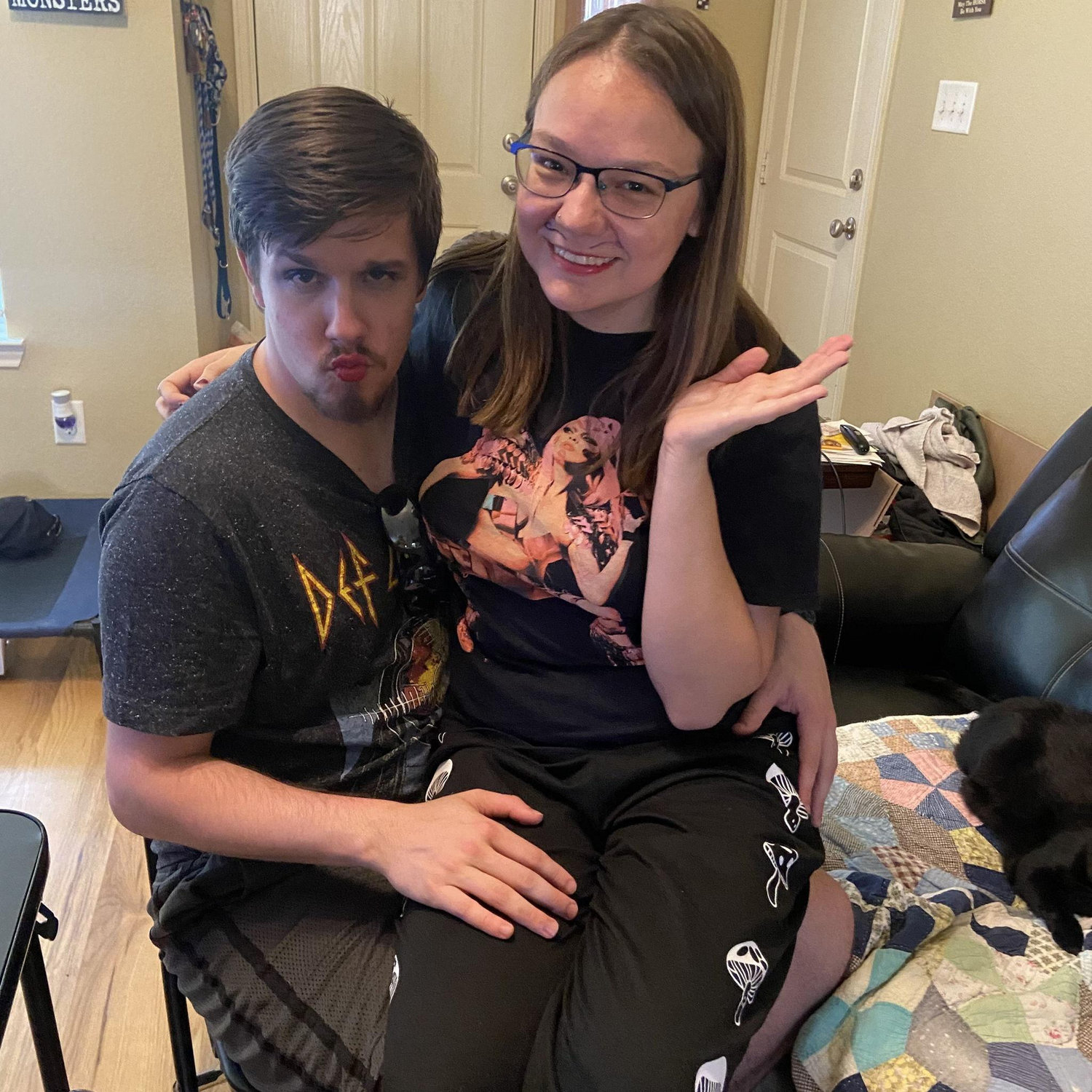 Jonathan’s first visit, he survived Shiloh and learned quickly that our version of Jenga comes with consequences. May 2022.