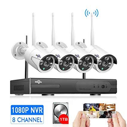 Wireless Security Camera System - 1TB HDD Pre-Install