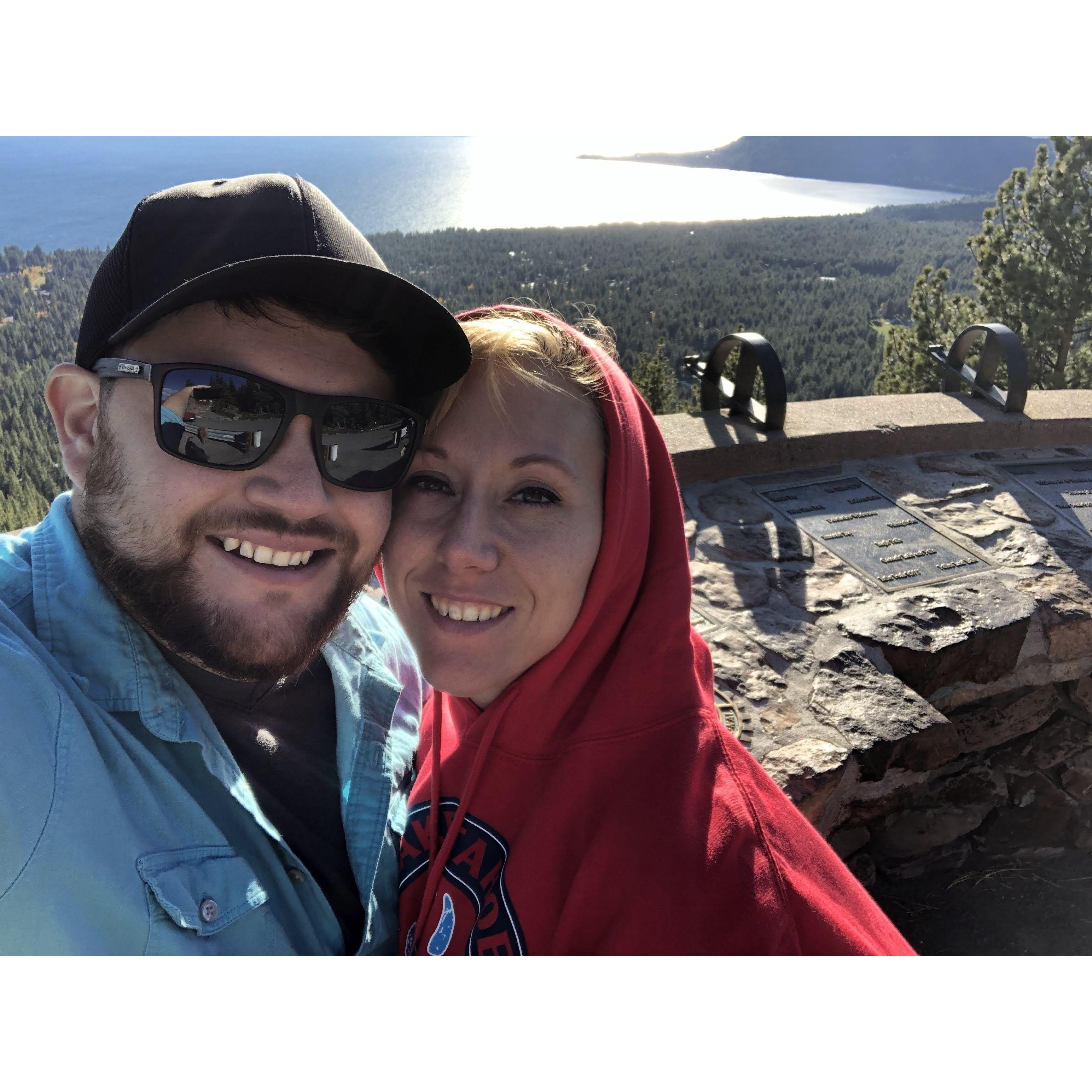 In the beginning Oct 2019. Tahoe fun.