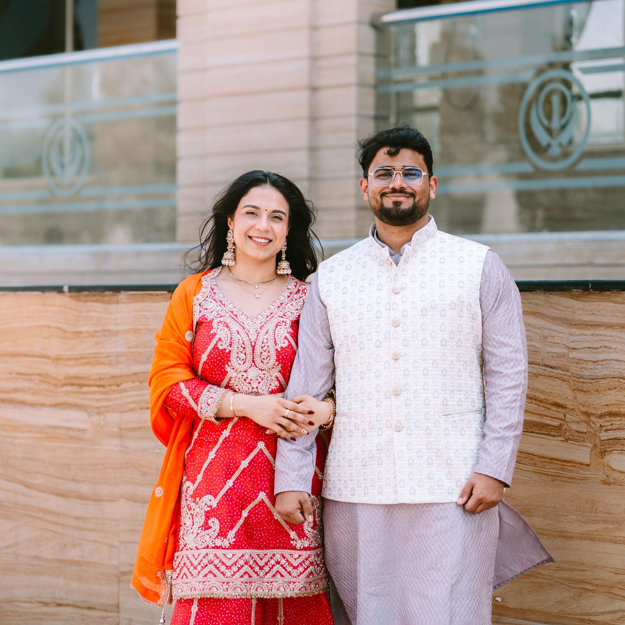 Dressed in tradition and dipped in excitement on the day we said yes to forever at our roka