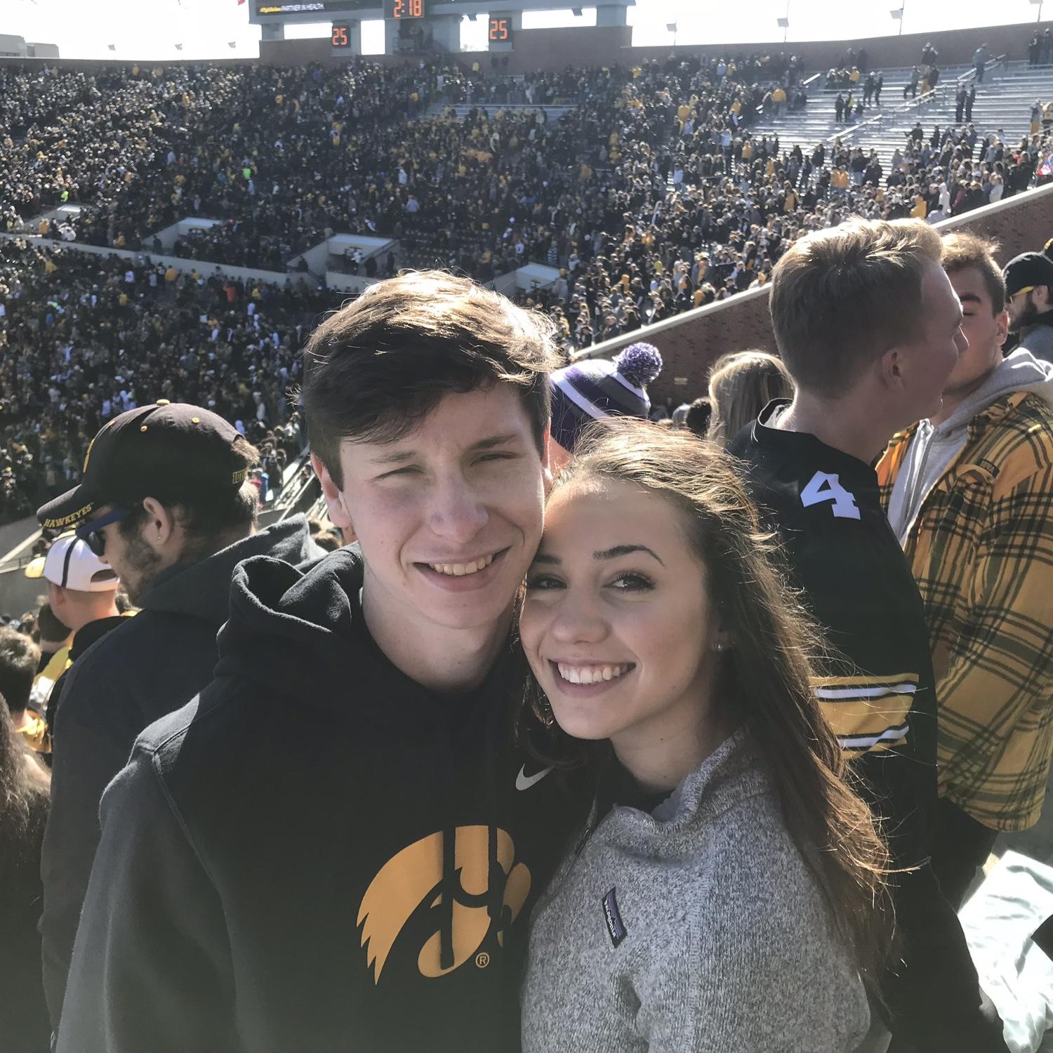Dom's freshman year at Iowa (2018)