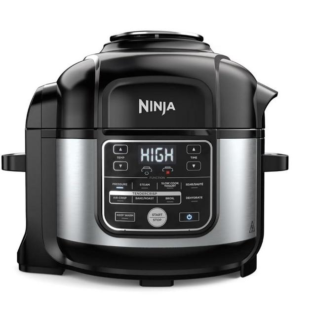 Ninja Foodi 10-in-1 Pressure Cooker & Air Fryer Combo, 6.5 Qt Stainless Steel Multi Cooker – Slow Cook, Steam, Bake, Roast, Dehydrate, Sear – Perfect for Holiday Meals & Family Gifts