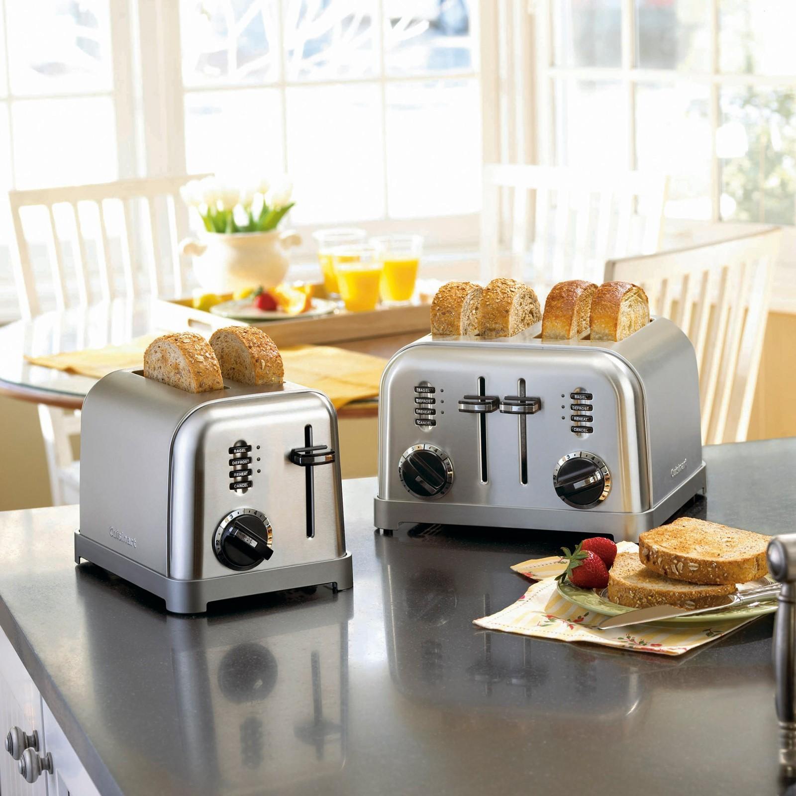 Cuisinart Stay 4-Slice Toaster, Stainless Steel, Toasters