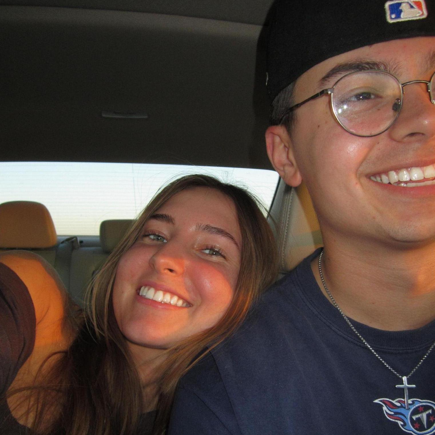 Roadtripping back from Chloe's wedding in VA...golden hour moment