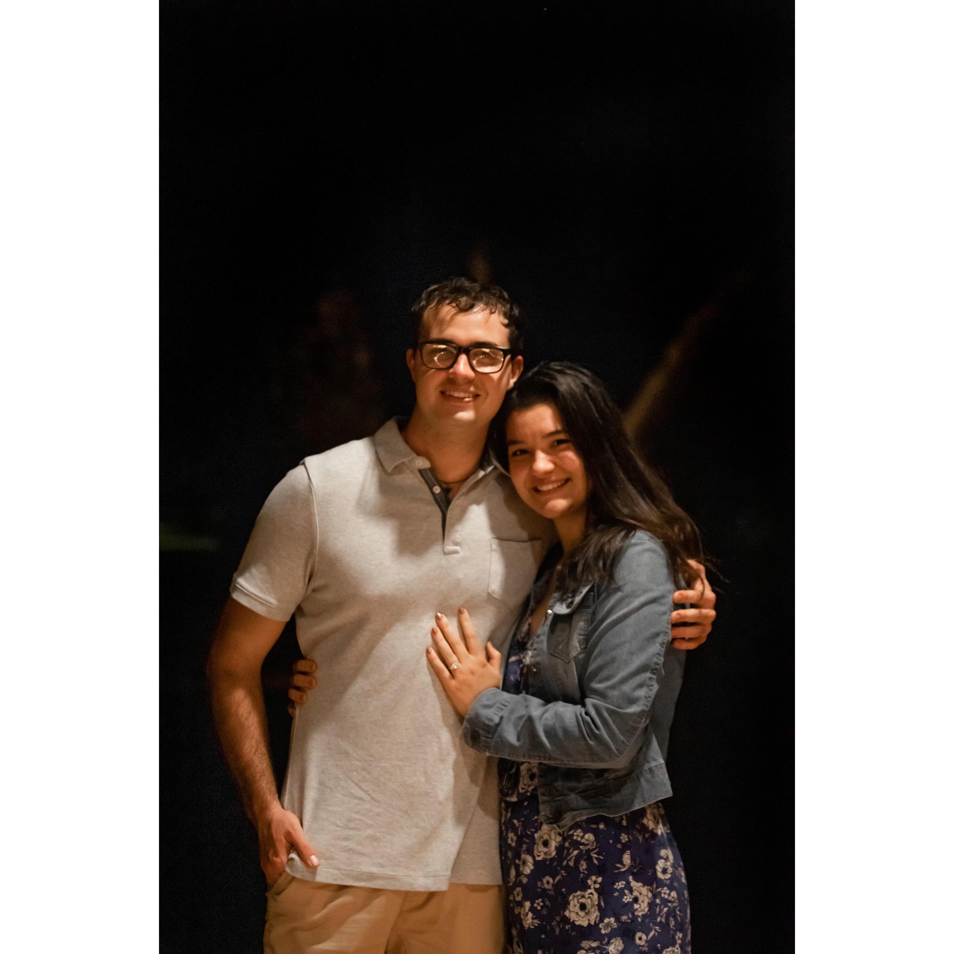 The day she said yes!