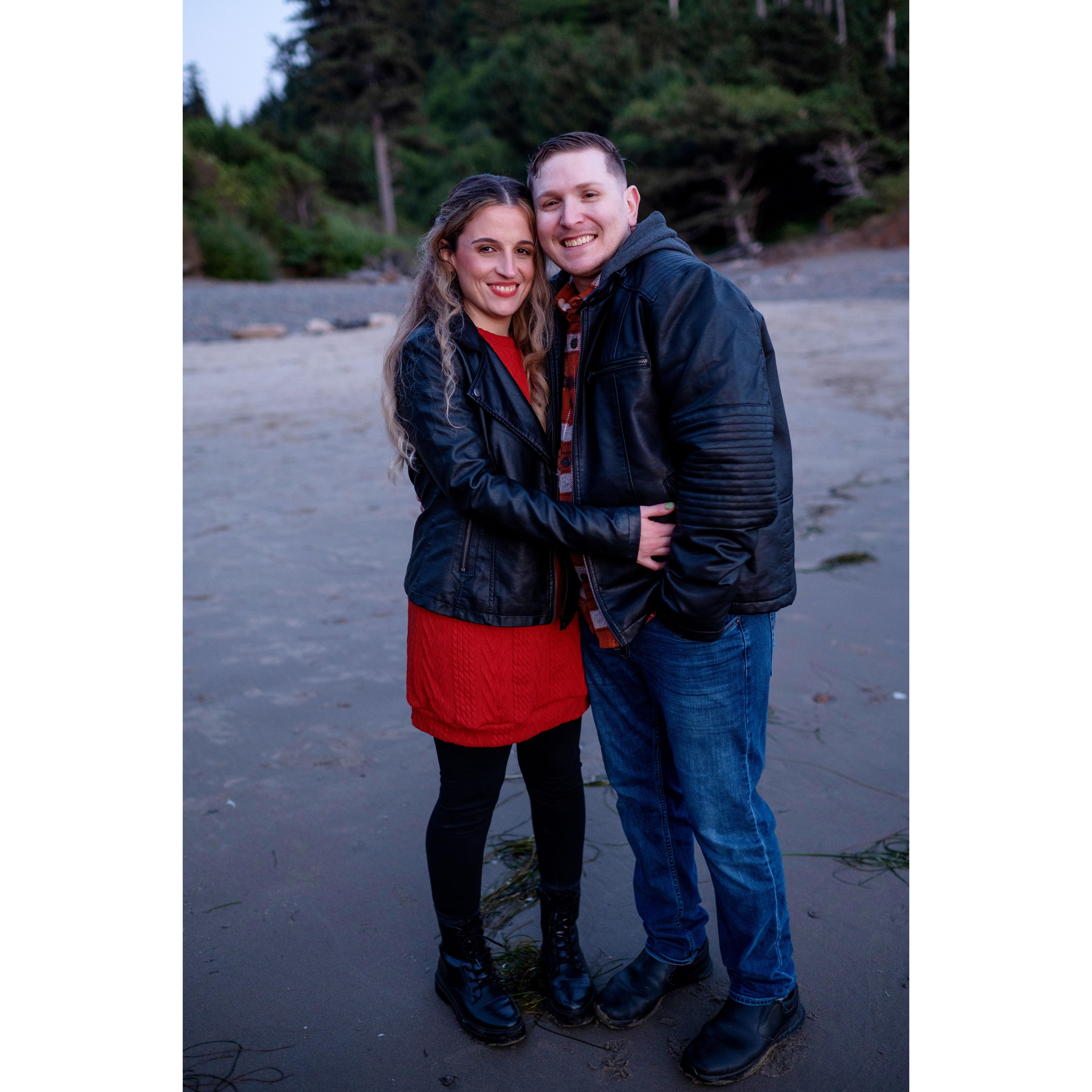 Engagement Photo Shoot. Ecola State Park, OR 9/7/23