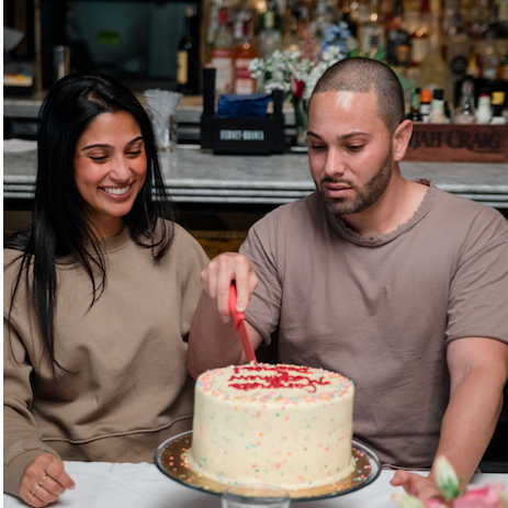 Surprise engagement brunch in Dallas.