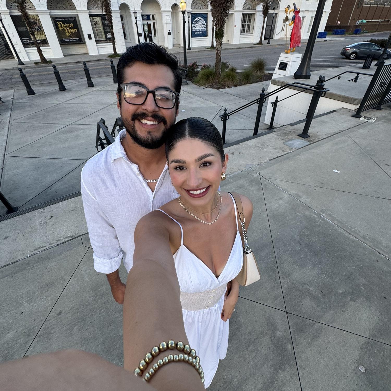 A trip back to Mobile for more wedding things!