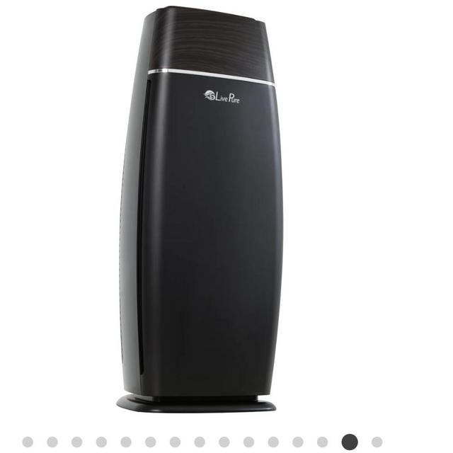 LivePure Sierra Series Tall Tower Air Purifier with Permanent/Cleanable Filter