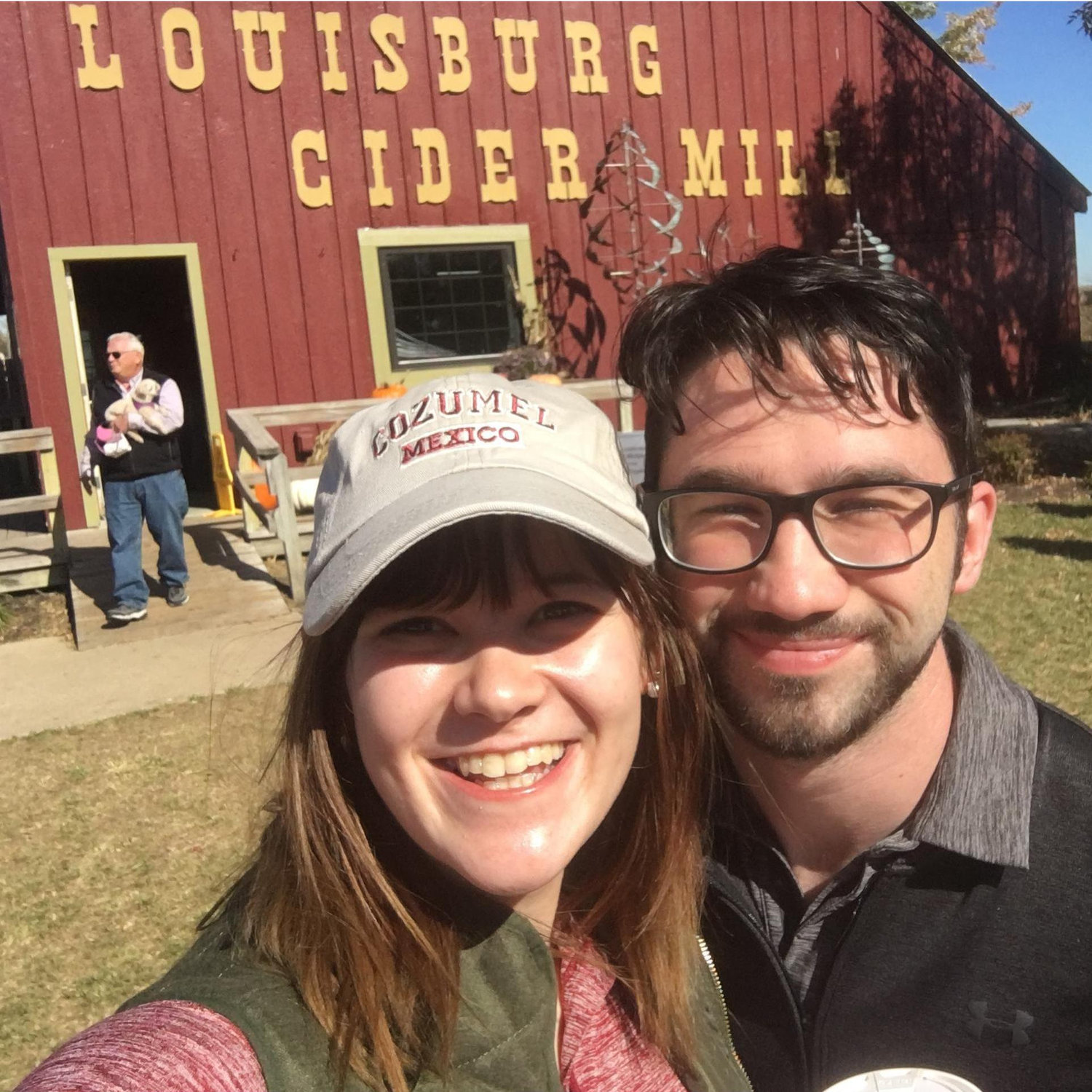 Our first experience with cider doughnuts and certainly not our last.