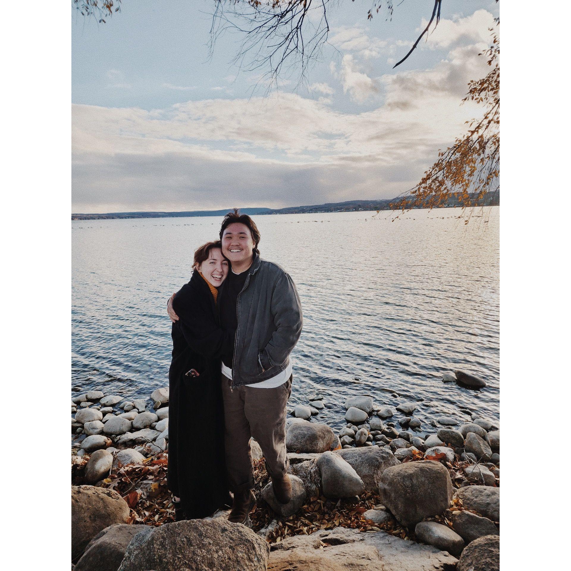 First Christmas together in Canandaigua