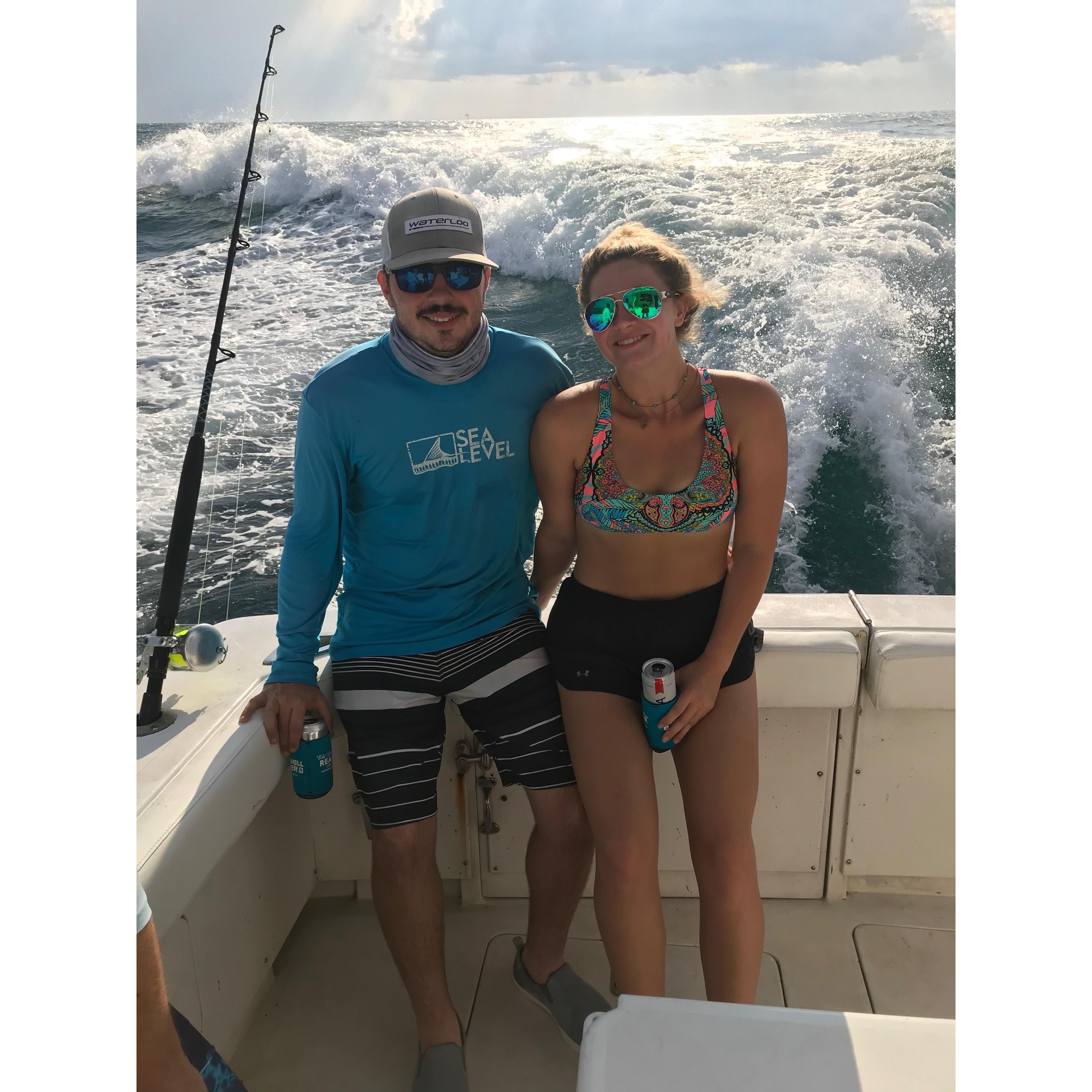 Deep sea fishing trip 
Summer 2020