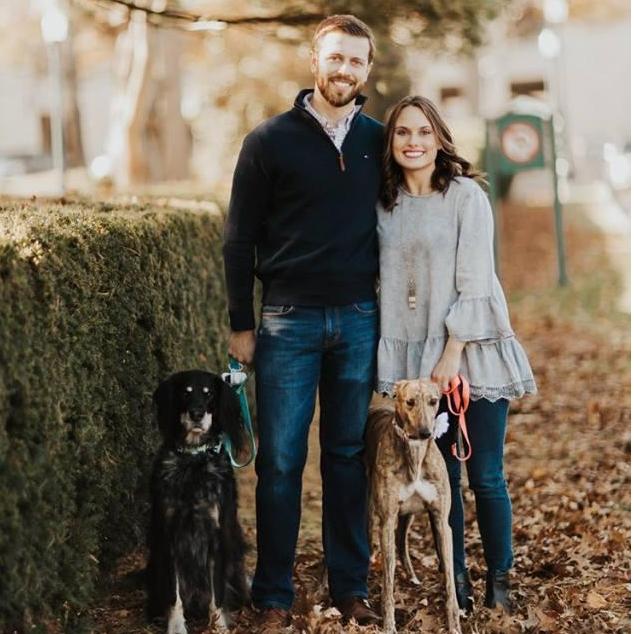 Our two dogs, Ramsey and Roo, were a must in the engagement photos!