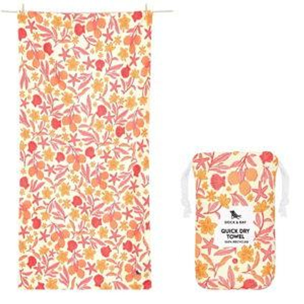 Dock & Bay Quick Dry Towel - Tangerine Tide