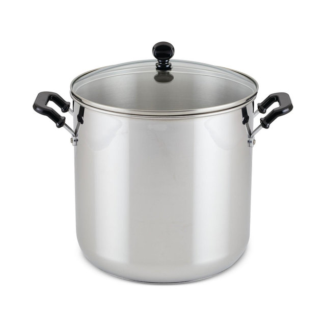 Farberware Classic Series Stainless Steel Stockpot with Lid, 11-Quart