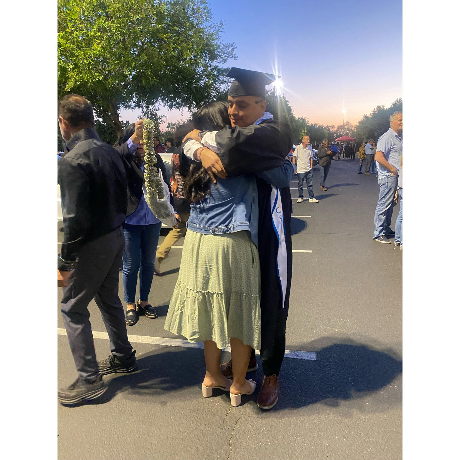 Chuffy's college graduation from CSUSB June 2024
