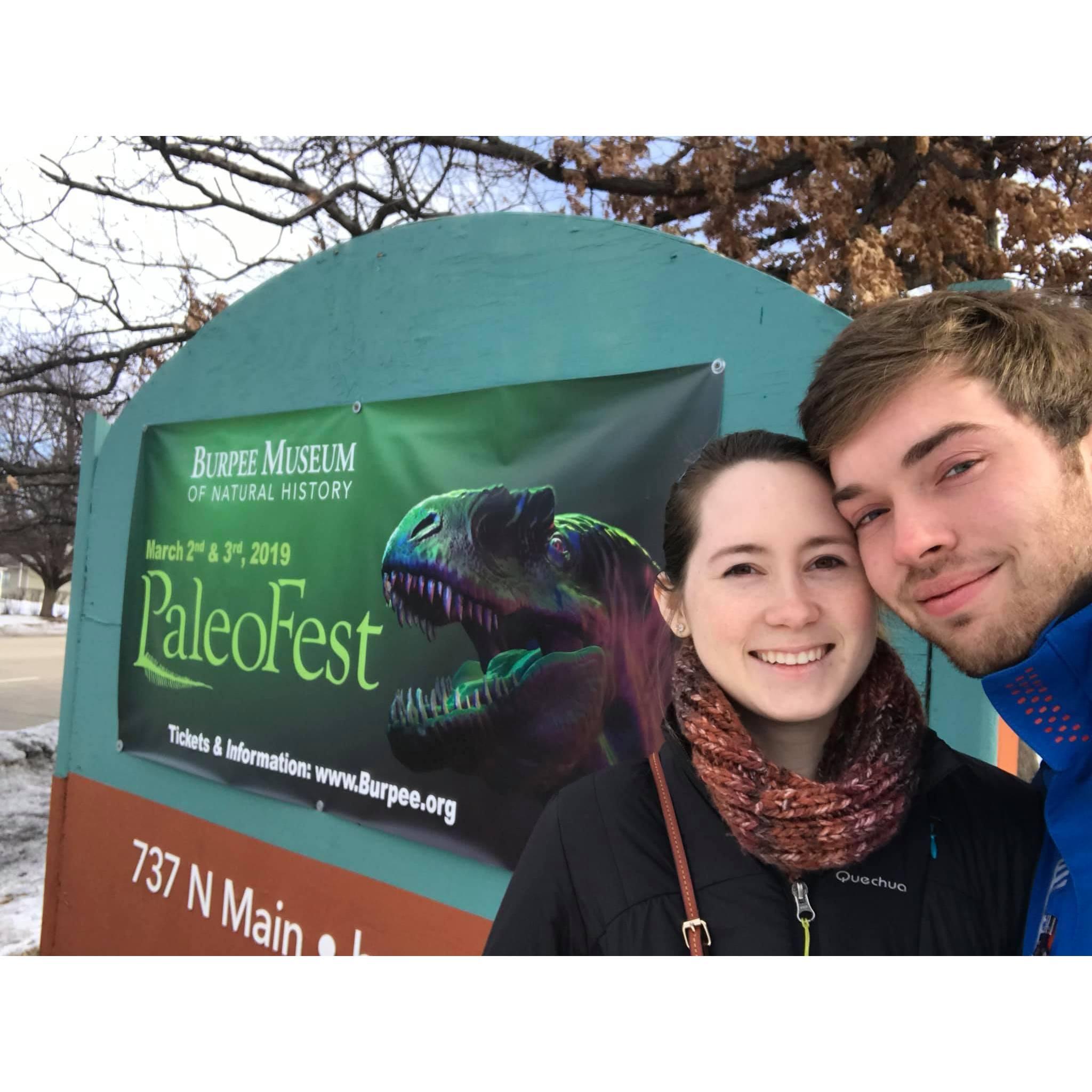 We love going to Paleofest in Rockford, Illinois.