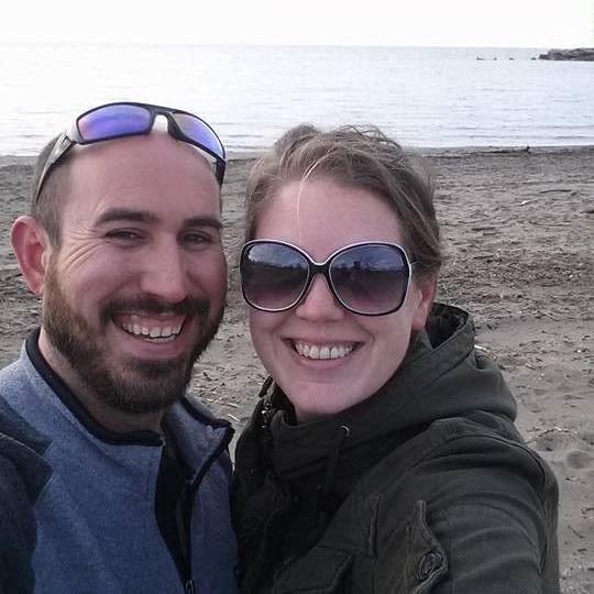 Seeing our first Great Lake together.