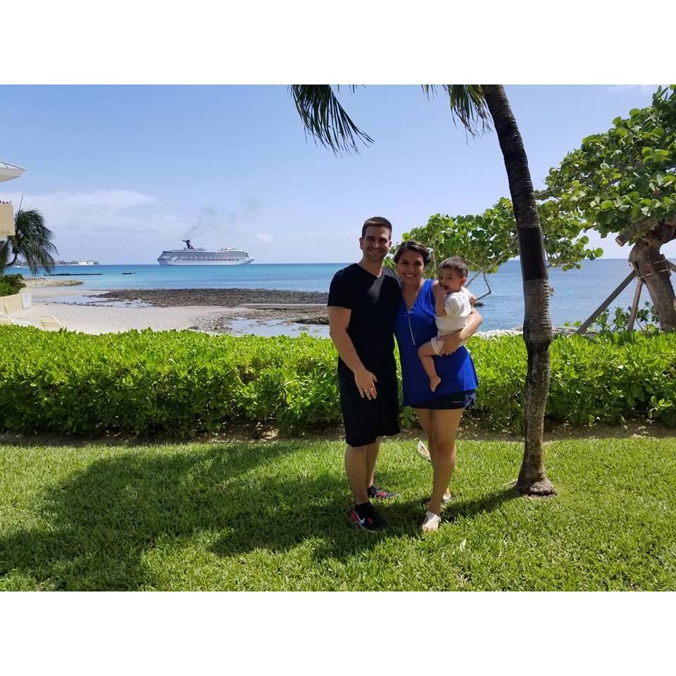 Zander's and our first trip to the Cayman Islands.
