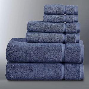 Simply Vera Vera Wang Vera Egyptian Cotton 6-piece Towel Set (Blue)