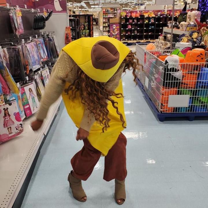 Trying on random costumes and dancing on the first day