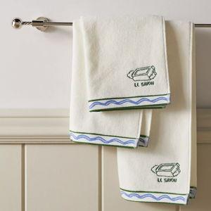 Minnie Cotton Embroidered Icon Hand Towel