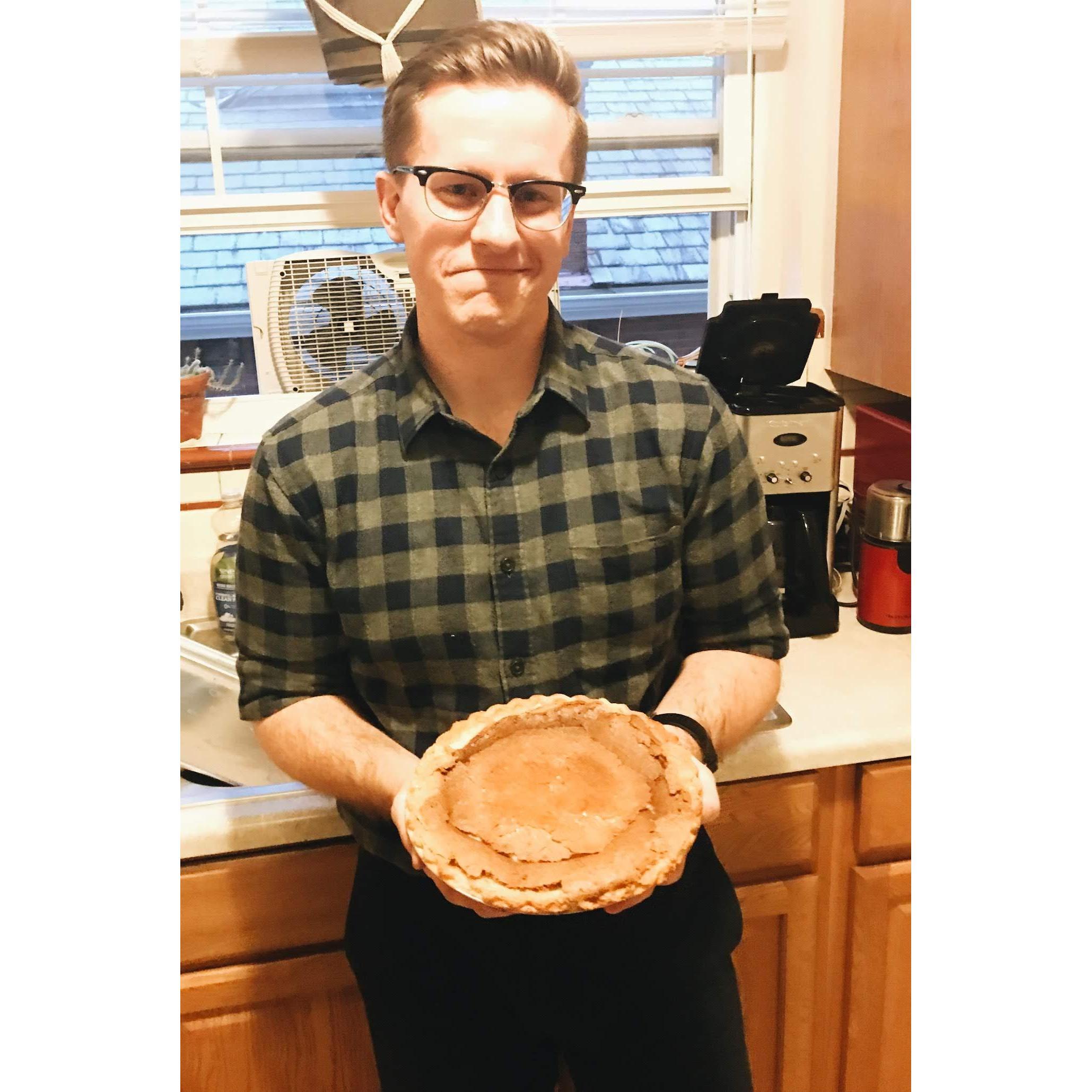 The pie.