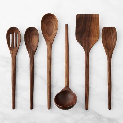 Walnut Essential Utensils, Set of 6