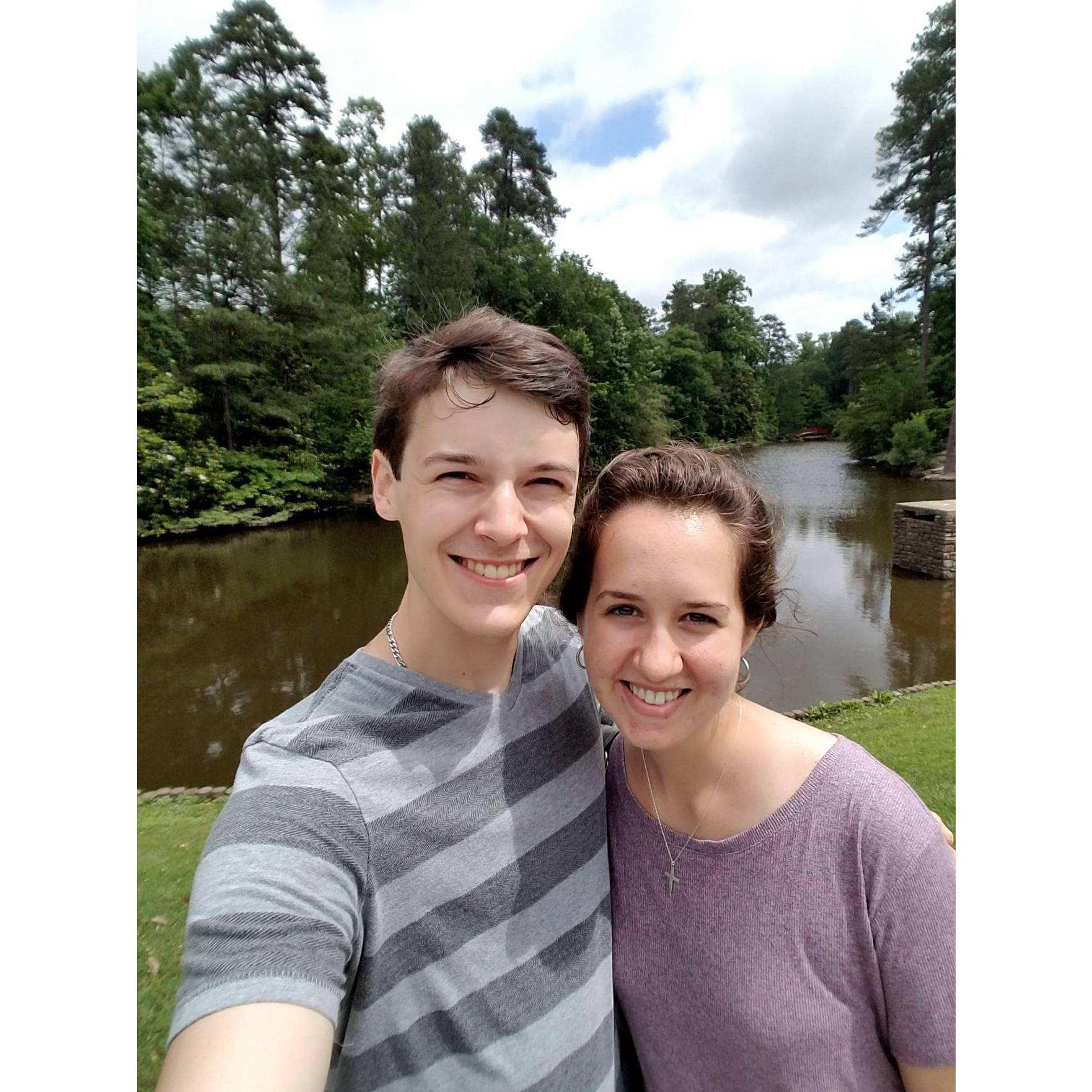 At the Duke gardens!
