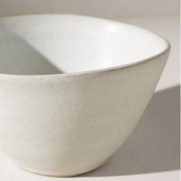 The Jasper Portuguese Stoneware Cereal Bowls, Set of 4 (White)