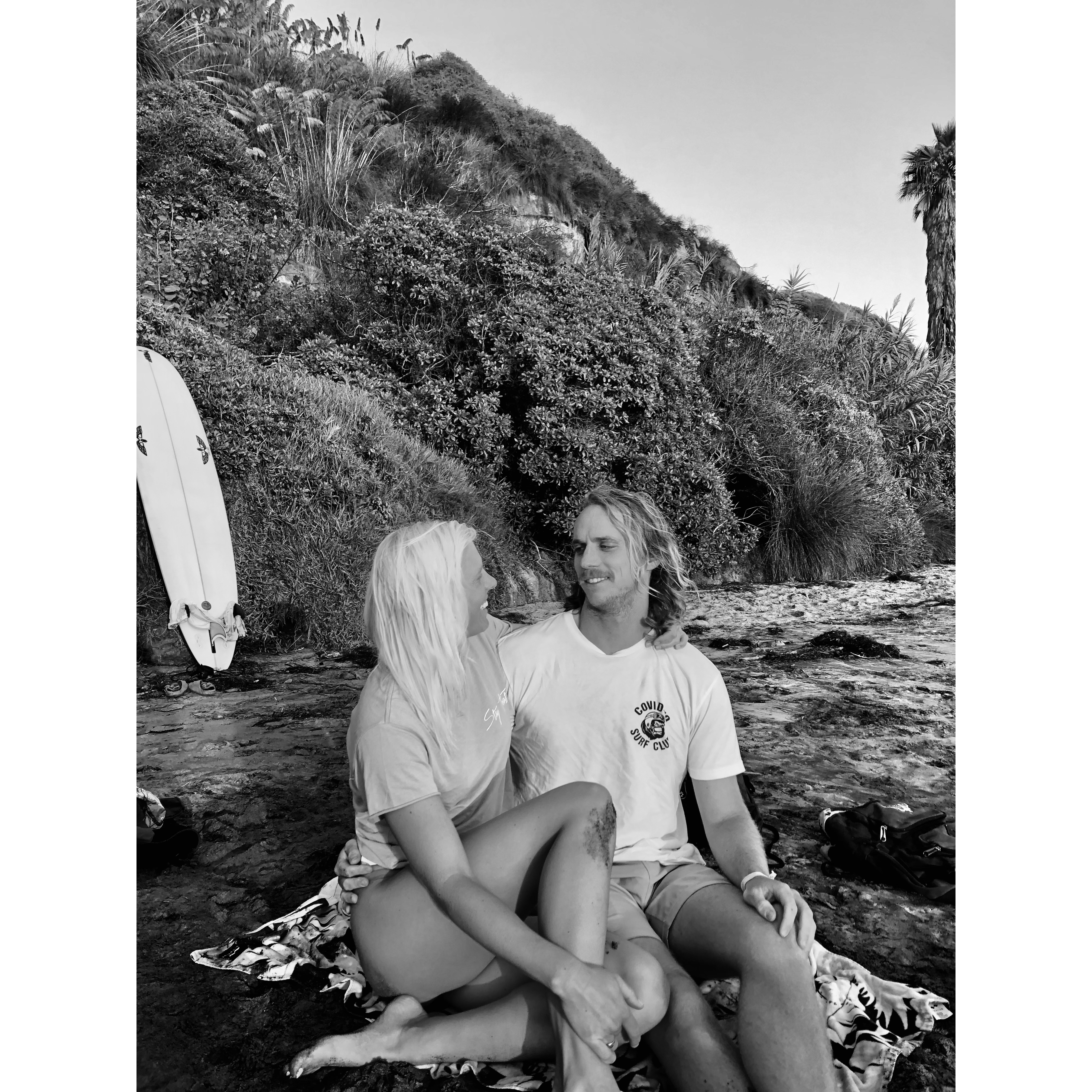 Long summer days spent at Swamis, our home break.