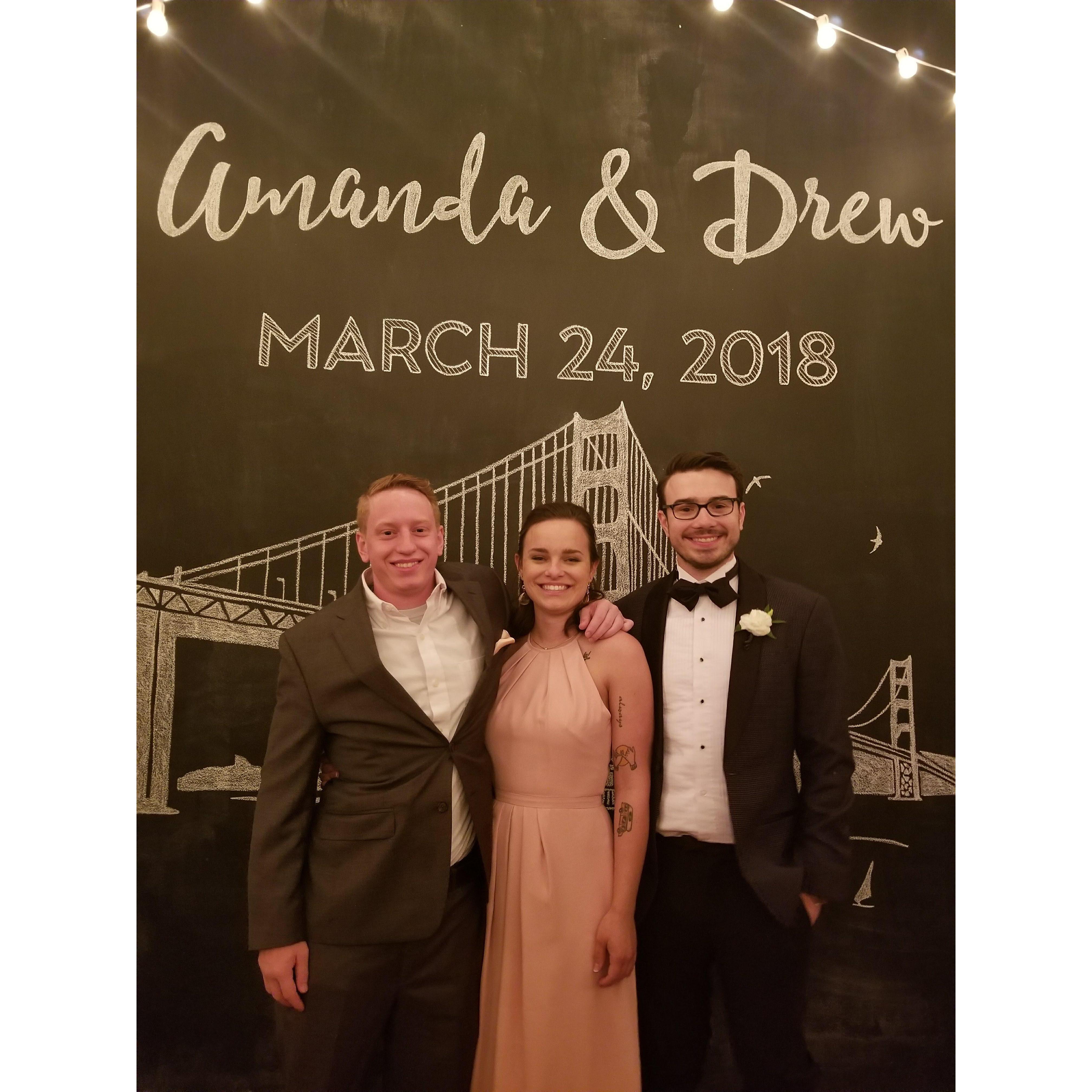 Congrats Amanda & Drew! We love you.