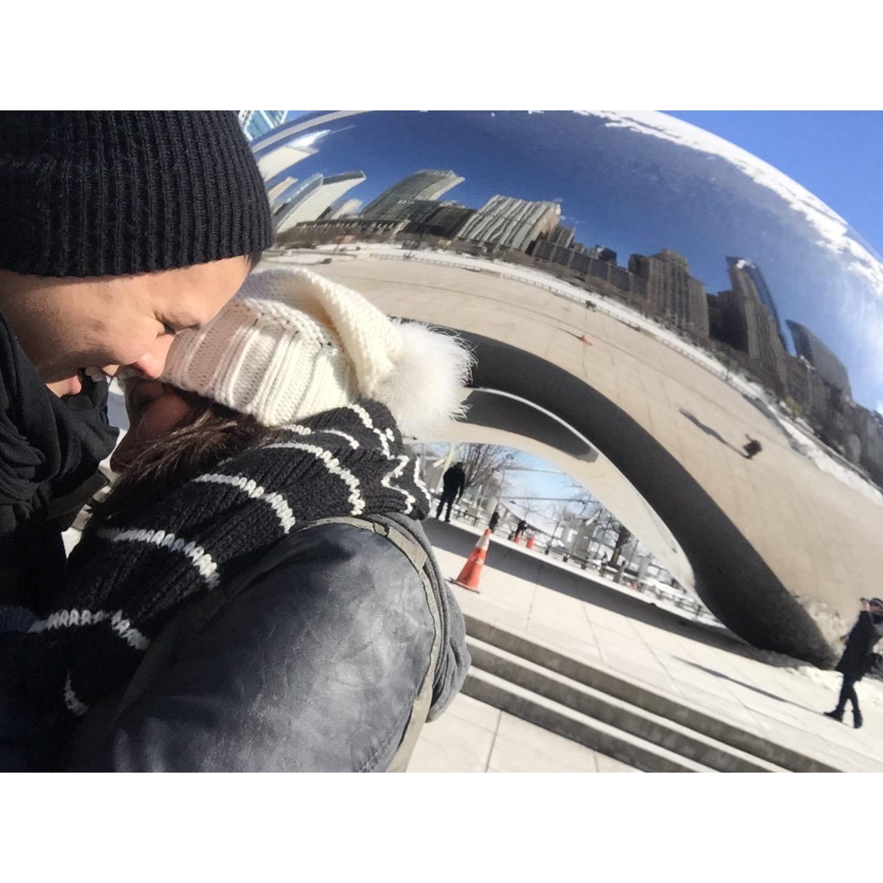 Claudie's first ever trip to Chicago!