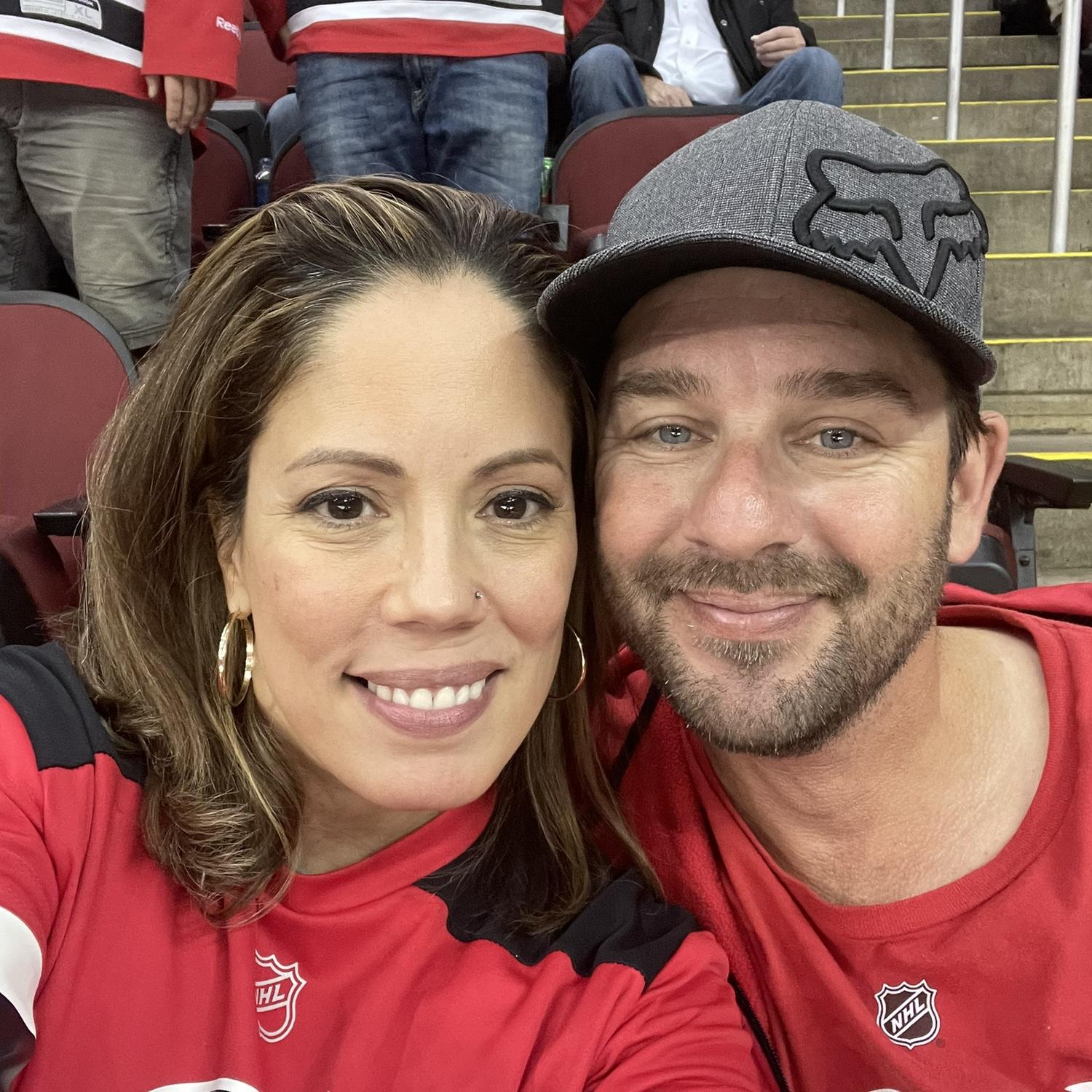 Our first date! Go Devil