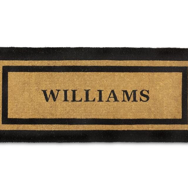 Personalized Picture Frame Coir Doormat