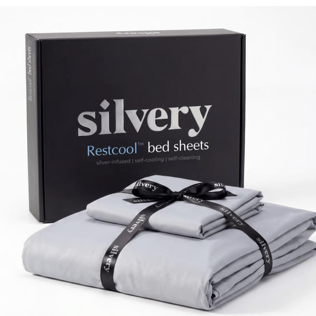 Silvery® Restcool Silver-Infused Cooling Sheets
